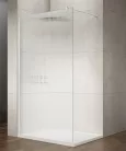 Walk-in, Sapho VARIO WHITE GX1511-07 WALK-IN zuhanyfal Nordic üveggel 1100mm, matt fehér színű Wa