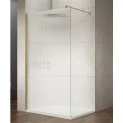   Walk-in, Sapho VARIO GOLD GX1511-08 WALK-IN zuhanyfal Nordic üveggel 1100mm, arany színű Walk-in