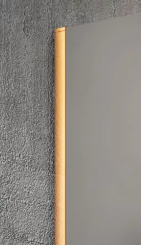 Walk-in, Sapho VARIO GOLD GX1511-08 WALK-IN zuhanyfal Nordic üveggel 1100mm, arany színű Walk-in