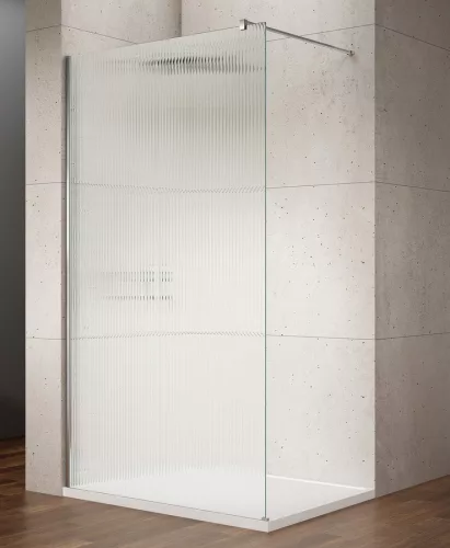 Walk-in, Sapho VARIO CHROME GX1512-05 WALK-IN zuhanyfal Nordic üveggel 1200mm, króm színű Walk-in