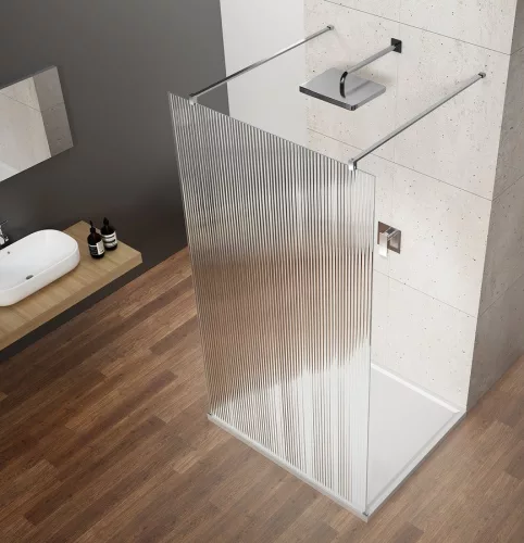 Walk-in, Sapho VARIO CHROME GX1570-01 Walk-in zuhanyfal Nordic üveggel 700mm, króm színű Walk-in
