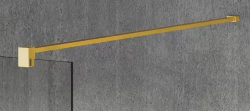 Zuhanykabin alkatrész, Sapho GELCO VARIO GX2217 Walk-In merevítő, 1400mm, matt arany