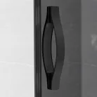 Zuhanykabin, Sapho SIGMA SIMPLY BLACK GS2110BGS2180B szögletes zuhanykabin 1000x800mm, balos/jobb