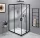 Zuhanykabin, Sapho SIGMA SIMPLY BLACK GS2110BGS2190B szögletes zuhanykabin 1000x900mm, balos/jobb