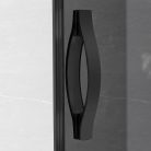 Zuhanykabin, Sapho SIGMA SIMPLY BLACK GS2190BGS2190B szögletes zuhanykabin 900x900mm, sarokbelépő