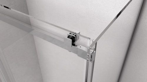 Zuhanykabin, Sapho THRON LINE SQUARE TL1070-5002 szögletes zuhanykabin szögletes görgő 100x70