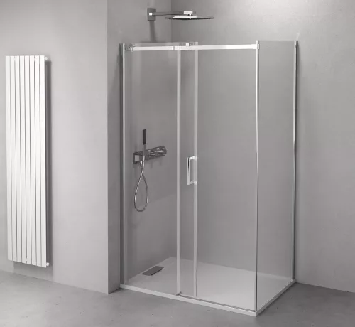 Zuhanykabin, Sapho THRON LINE SQUARE TL1190-5002 szögletes zuhanykabin szögletes görgő 110x90