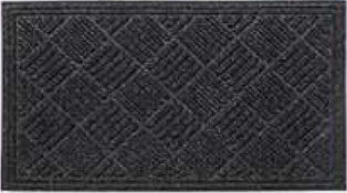 Lábtörlő, Contours Parquet Dark Grey 80x120