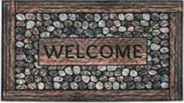 Lábtörlő, Lima Mat Framed Pebbles 4PK 45x75