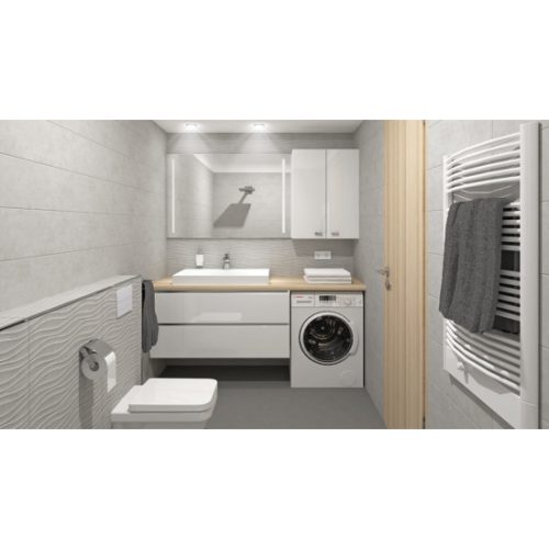 Csempe, Zalakerámia ZBD 62036 CEMENTI matt falburkoló 20x60