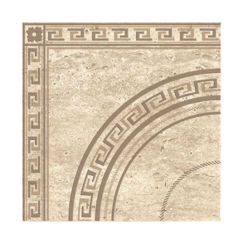 Járólap, Zalakerámia 6646-0009 TRAVERTINE matt dekor 45x45