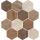 Dekorlap, Zalakerámia ZMG 32125 AMAZONAS matt dekor padlómozaik 29,5x33,5