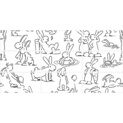   Csempe, Zalakerámia WIDMB210 PLAY fényes falburkoló 19,8x39,8