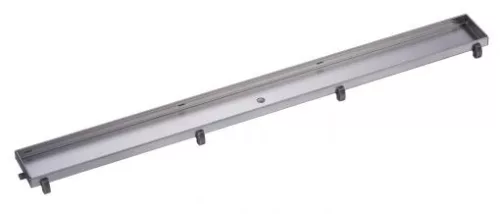 Padlóösszefolyó, Sanotechnik DT60 burkolható zuhanyfolyóka, króm