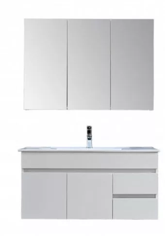 Komplett fürdőszobabútor, Sanotechnik HT20100 BELLUNO bútorszett, fehér