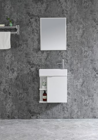 Komplett fürdőszobabútor, Sanotechnik HT50100 SPRING bútorszett, fehér