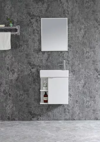 Komplett fürdőszobabútor, Sanotechnik HT50100 SPRING bútorszett, fehér