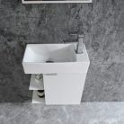 Komplett fürdőszobabútor, Sanotechnik HT50100 SPRING bútorszett, fehér