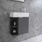 Komplett fürdőszobabútor, Sanotechnik HT50101 SPRING bútorszett, antracit