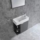 Komplett fürdőszobabútor, Sanotechnik HT50101 SPRING bútorszett, antracit