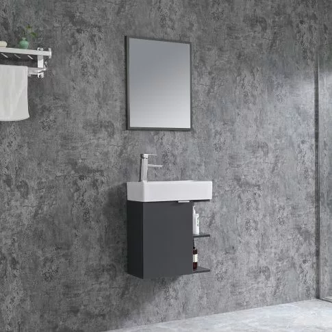Komplett fürdőszobabútor, Sanotechnik HT50101 SPRING bútorszett, antracit