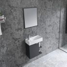 Komplett fürdőszobabútor, Sanotechnik HT50101 SPRING bútorszett, antracit