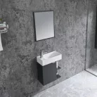Komplett fürdőszobabútor, Sanotechnik HT50101 SPRING bútorszett, antracit