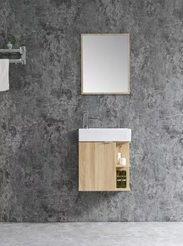 Komplett fürdőszobabútor, Sanotechnik HT50102 SPRING bútorszett, fautánzat