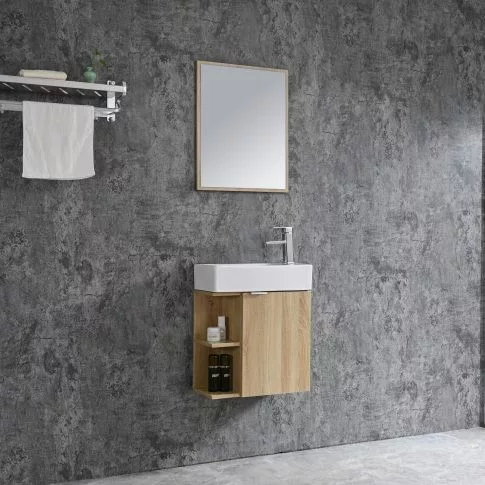 Komplett fürdőszobabútor, Sanotechnik HT50102 SPRING bútorszett, fautánzat