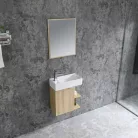 Komplett fürdőszobabútor, Sanotechnik HT50102 SPRING bútorszett, fautánzat