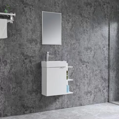 Komplett fürdőszobabútor, Sanotechnik HT55000 CLOUD bútorszett, fehér