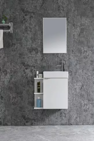 Komplett fürdőszobabútor, Sanotechnik HT55000 CLOUD bútorszett, fehér