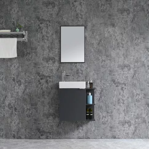 Komplett fürdőszobabútor, Sanotechnik HT55001 CLOUD bútorszett, antracit