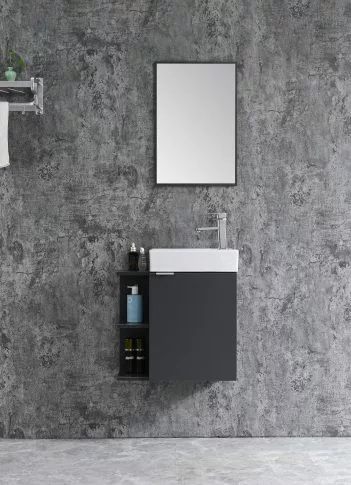 Komplett fürdőszobabútor, Sanotechnik HT55001 CLOUD bútorszett, antracit