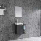 Komplett fürdőszobabútor, Sanotechnik HT55001 CLOUD bútorszett, antracit