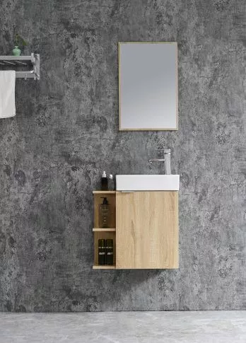 Komplett fürdőszobabútor, Sanotechnik HT55002 CLOUD bútorszett, fautánzat