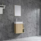 Komplett fürdőszobabútor, Sanotechnik HT55002 CLOUD bútorszett, fautánzat