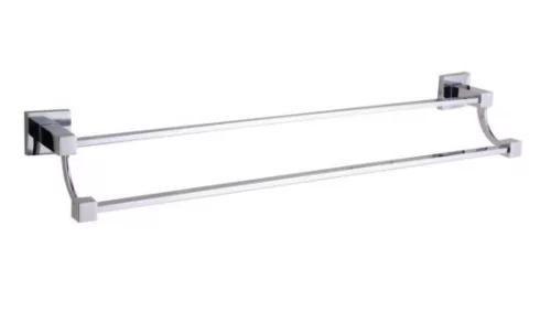 Törölközőtartó, Sanotechnik T6624C CATRIN dupla törölközőtartó, króm