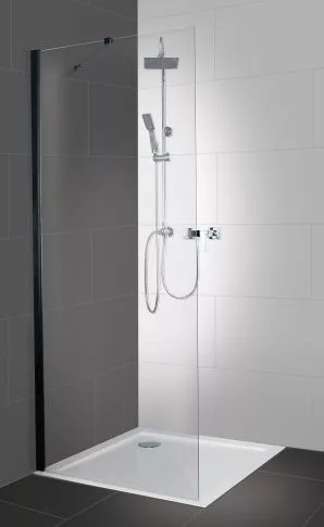 Walk-in, Sanotechnik BF100 YOUNG BLACK (SANOFLEX) zuhanyfal