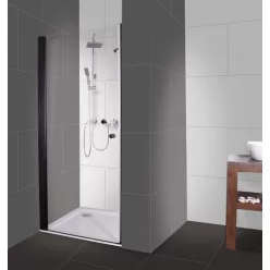 Zuhanyajtó, Sanotechnik BD70 BRAVA BLACK lengőajtó 70 cm