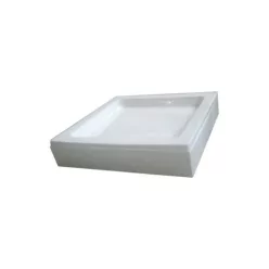   Zuhanytálca, Sanotechnik GS90 BORA szögletes akril zuhanytálca, levehető előlappal