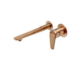   Falba süllyesztett csaptelep, Strohm Teka 67461020BZ Itaca fali mosdó csaptelep, tüzes bronz