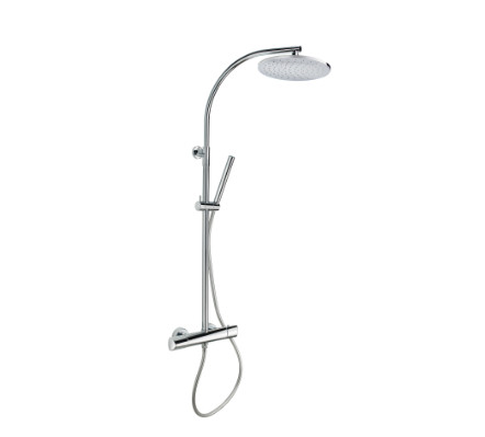 Zuhanyszett, Strohm Teka 672370200 Itaca Termosztátos zuhanyrendszer, króm