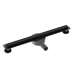   Padlóösszefolyó, Wellis WE00154 W-Drain Onyx Slim 60 zuhanyfolyóka