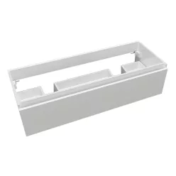   Alsó szekrény, Wellis WB00353 Elois White 120 1 fiókos fali mosdópult szekrény