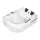 Hidromasszázs kád, Wellis WK00005-7 Dublo E-Max™ TOUCH Retro csapteleppel, jobbos