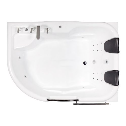 Hidromasszázs kád, Wellis WK00005-2 Dublo Hydro hidromasszázs kád Retro csapteleppel, jobbos