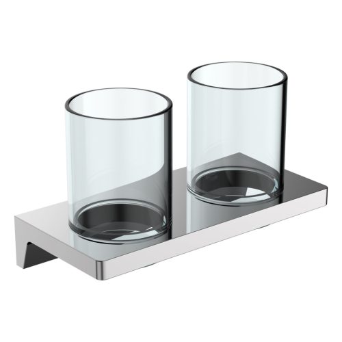 Pohártartó, Wellis WE00164 Mamba Chrome dupla pohártartó
