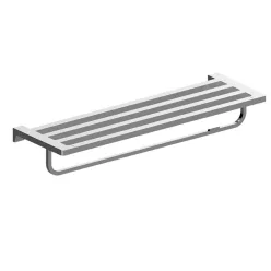   Törölközőtartó, Wellis WE00168 Mamba Chrome törölközőtartó polc