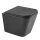 WC, Wellis WF00185 Aurora Black tornado ultracsendes fali rimless WC